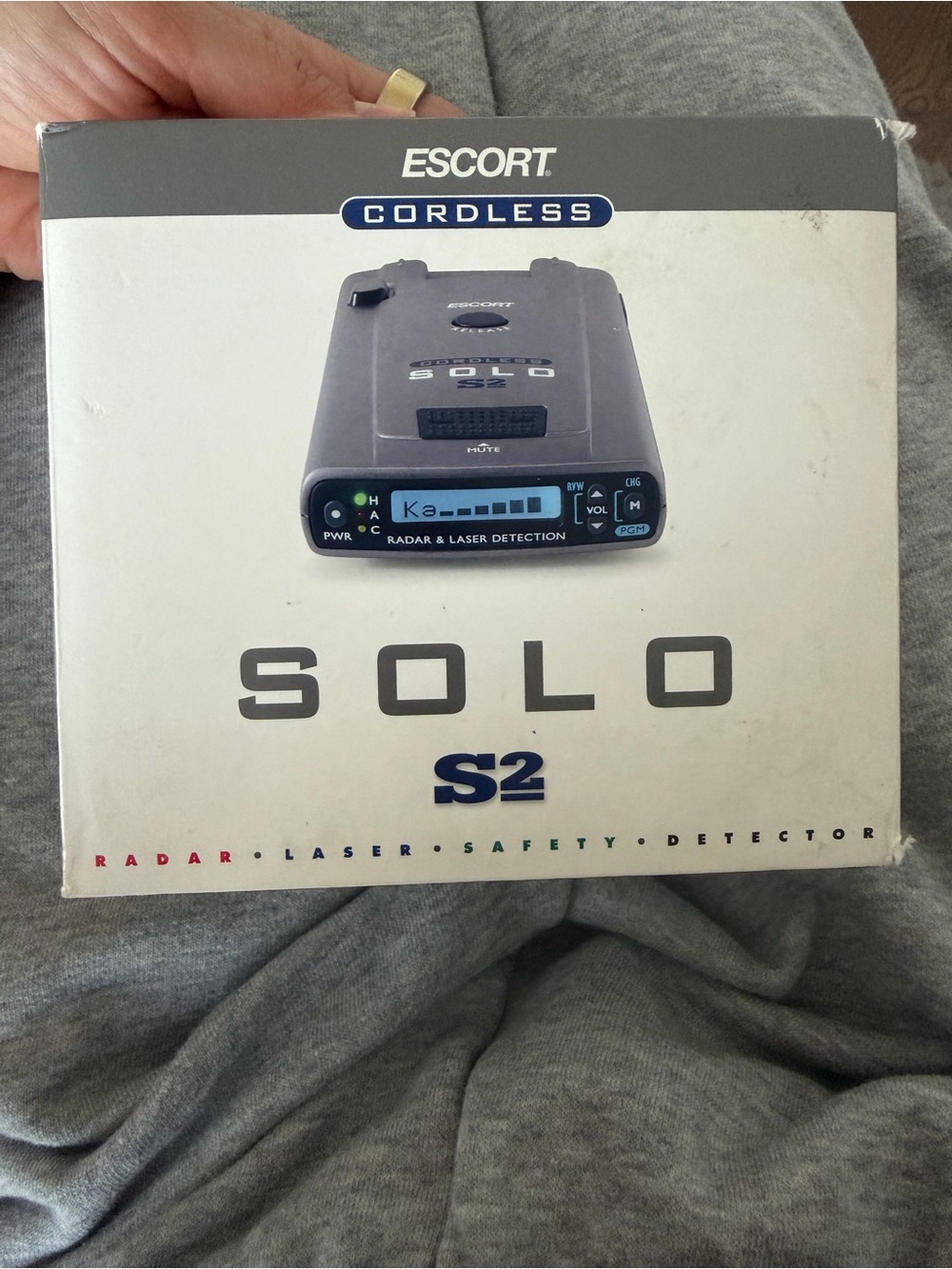 Solo S2 Cordless Radar & Laser Detector